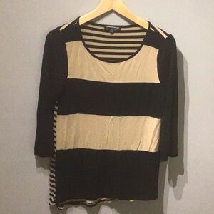 Cable And Gauge Tan And Black Top